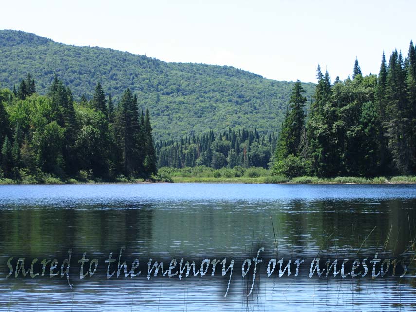 Canoeing Monroe Lake in Mont-Tremblant Park, July 2005