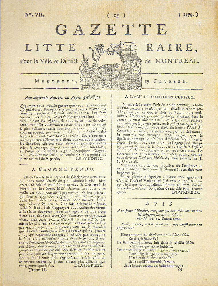 Gazette littraire Montral