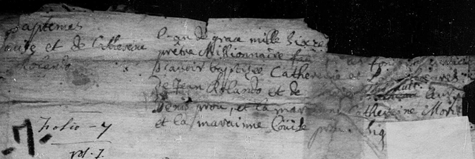 baptme Catherine et Louise L.