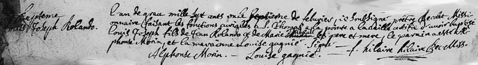 baptme de Louis-Joseph L.