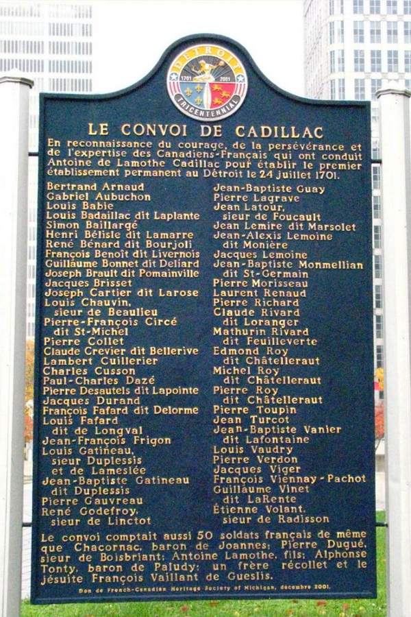 liste des fondateurs de Dtroit