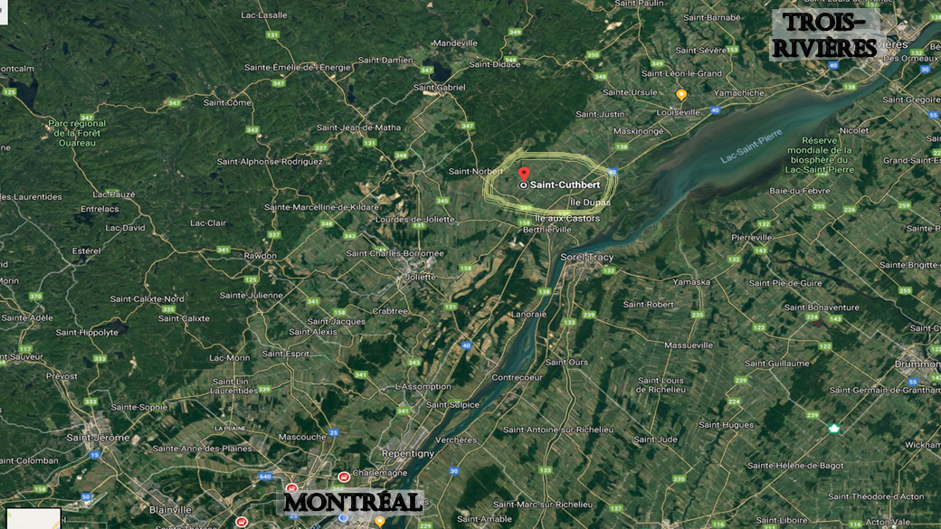 St-Cuthbert entre Montral et Trois-Rivires